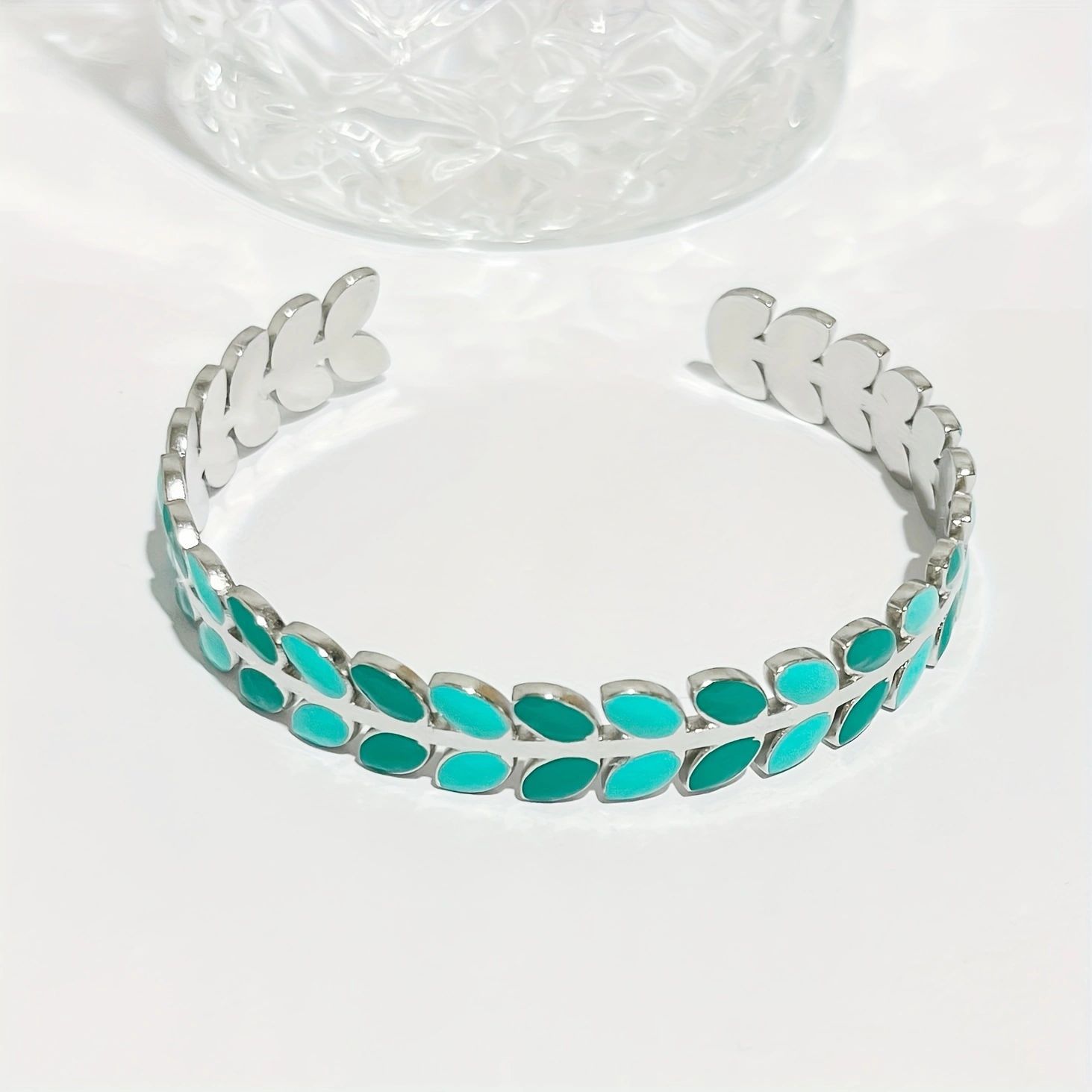 Pulsera de aceite de goteo de acero inoxidable clásico, joyería de todo fósforo para mujer, apertura de acero de titanio de alto valor, joyería no decolora al por mayor