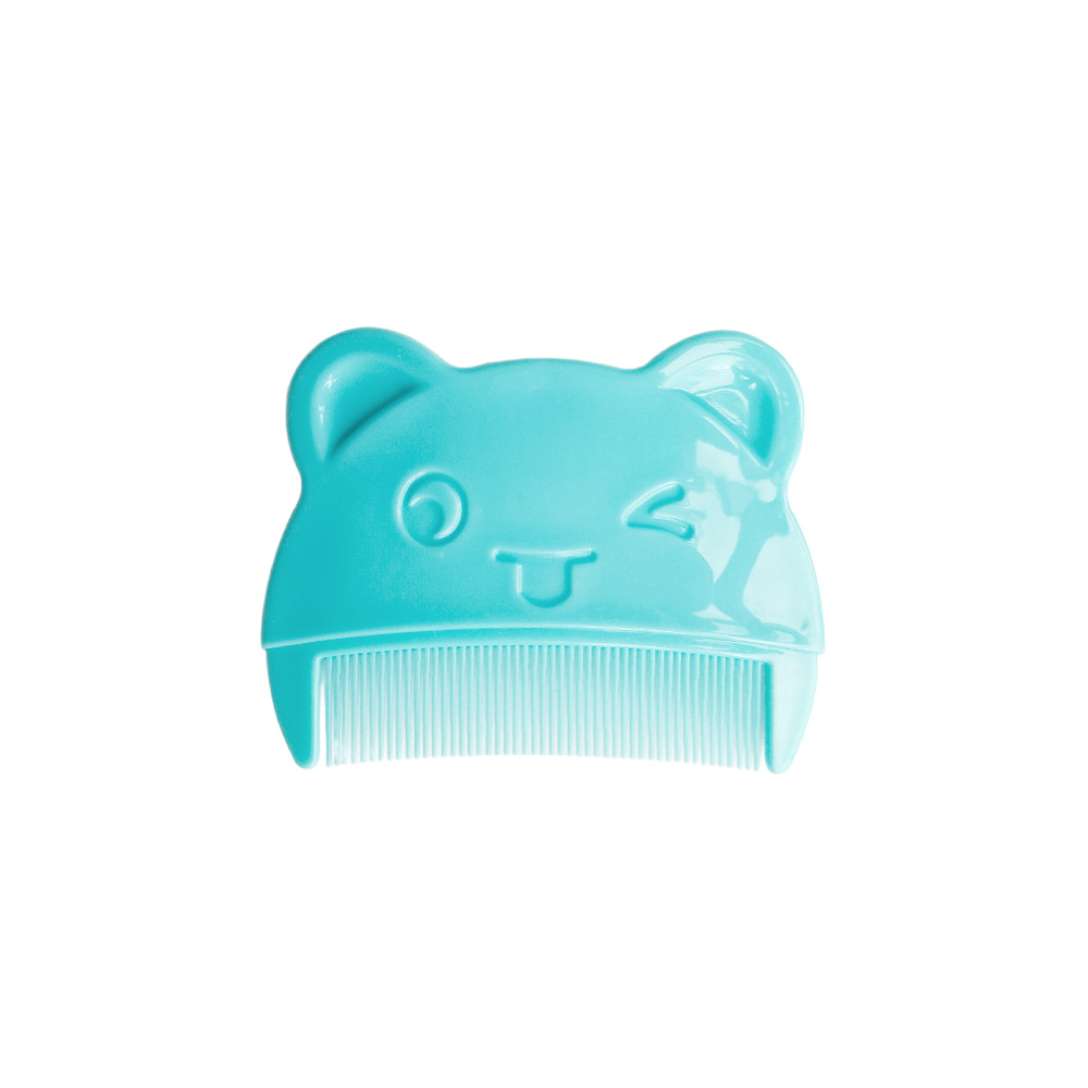 Peine de bebé con forma de dibujos animados Peine para bebés con tinea fetal Peine para niños pequeños Peine para champú Mini peine para recién nacidos