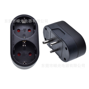 E-020-10 Indian to European standard one out two Indian to European double Joint German French socket 16A small South Africa