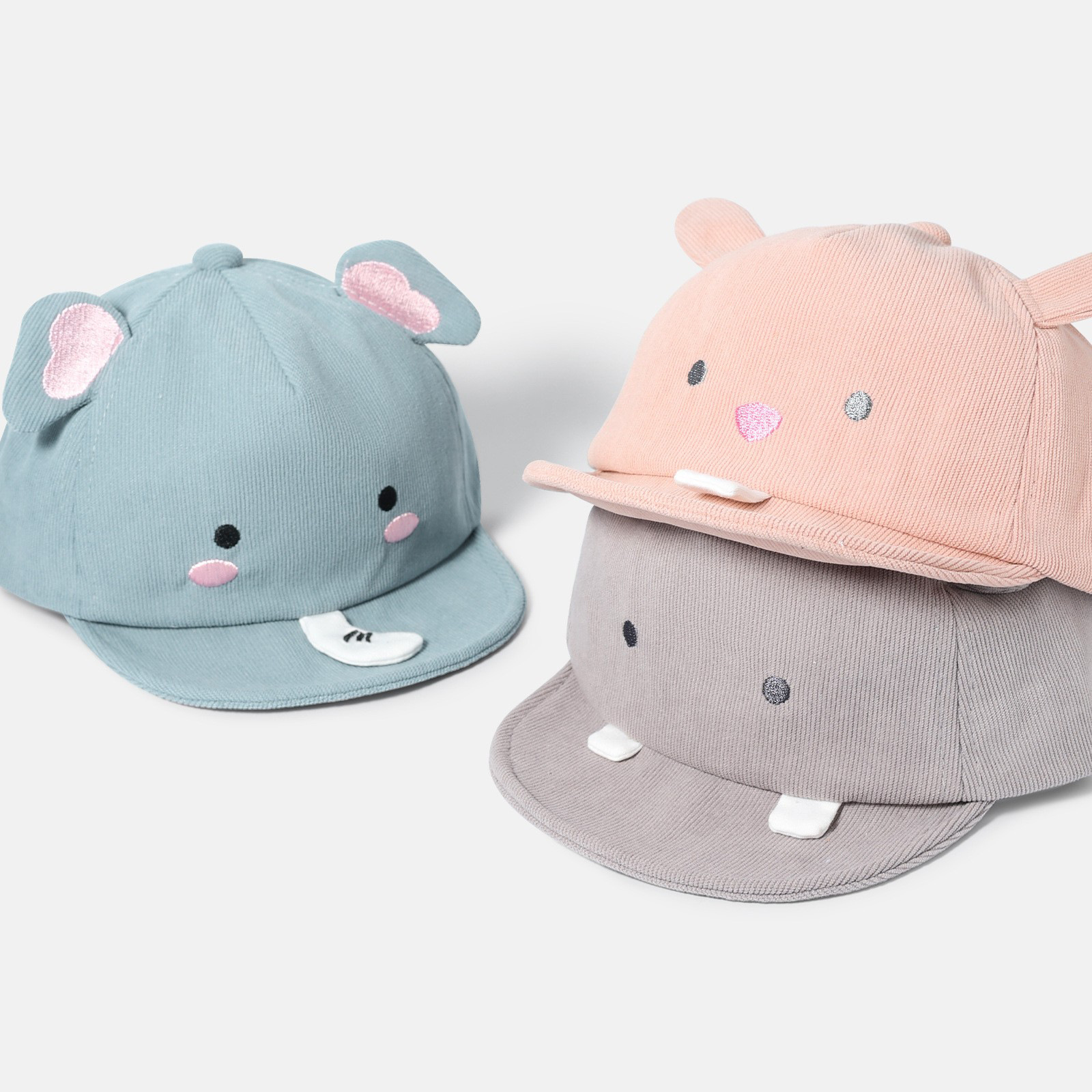 Sombreros infantiles otoño-invierno 2024 nuevo niño bebé sombrero de béisbol primavera- Otoño moda versátil sombrero de lengua de pato de niña