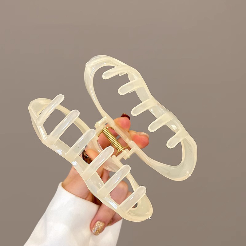 Clip de cabello de nube grande Volumen de cabello de verano para mujer clip de tiburón tocado horquilla trasera cabeza horquilla clip de cabello