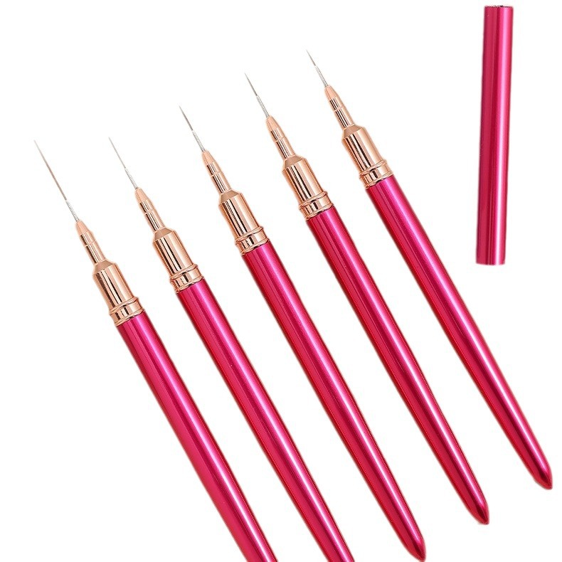 Estilo japonés pluma de dibujo de uñas pluma de línea de dibujo fino tienda de uñas pintura de color especial línea de dibujo de flores pintura de la mano muñeca extremadamente fina