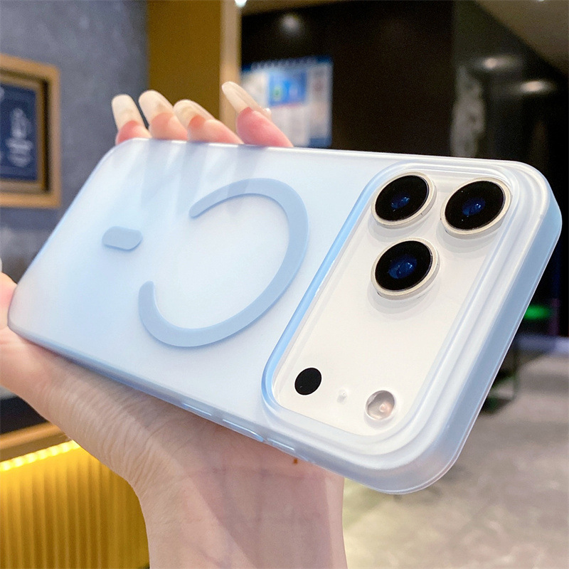 Funda magnética mate ultrafina para PC, efecto niebla helada, compatible con iPhone 17, 16, 15 y 13 Pro Max premium.