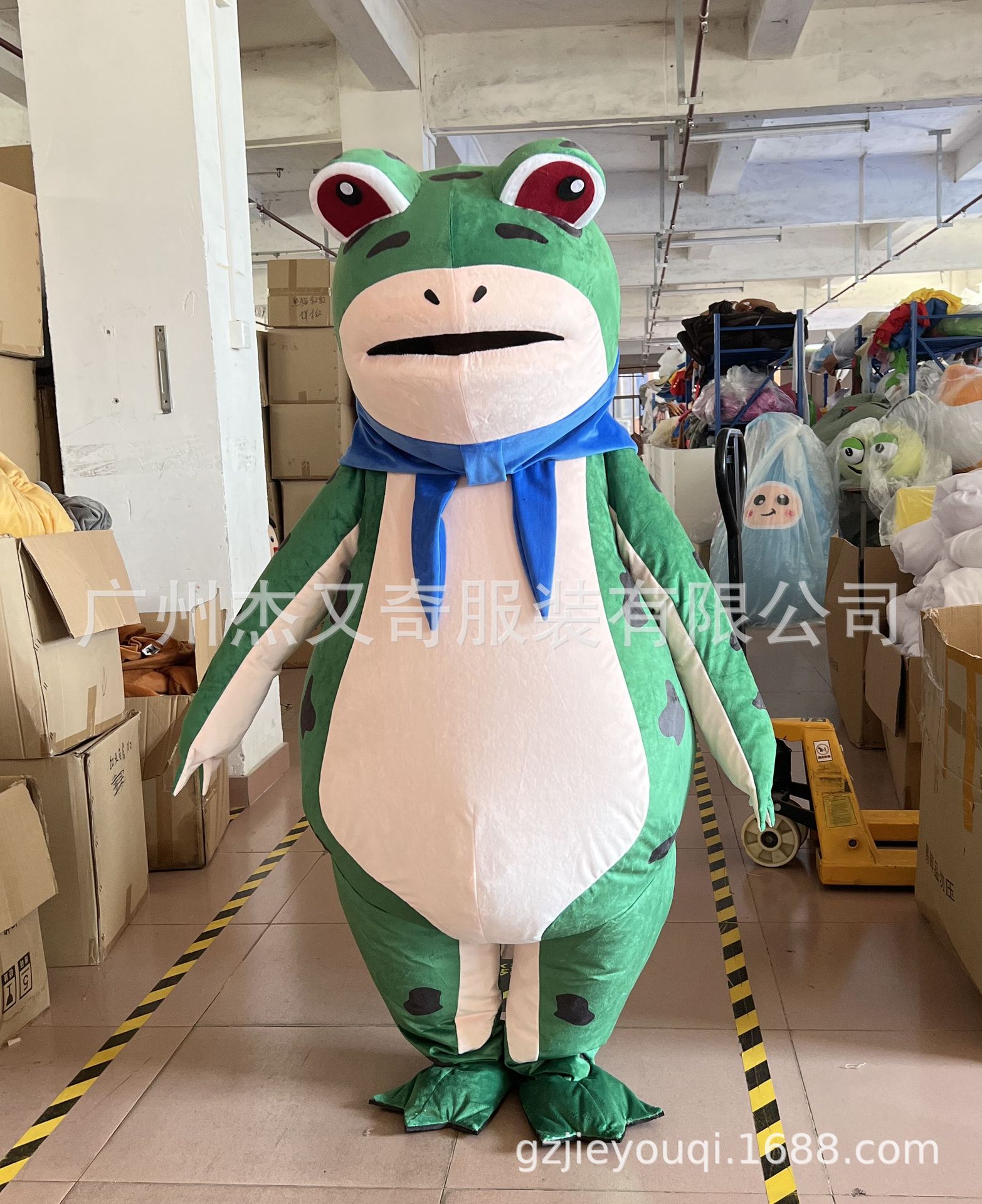 网红青蛙气模卡通人偶服装人穿玩偶癞蛤蟆毛绒头套人形动漫吉祥物