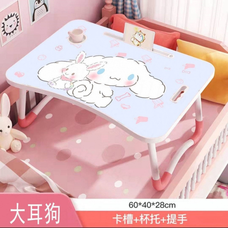 床上笔记本电脑桌学生宿舍可折叠小桌子房间学习书桌ins风网红桌|undefined
