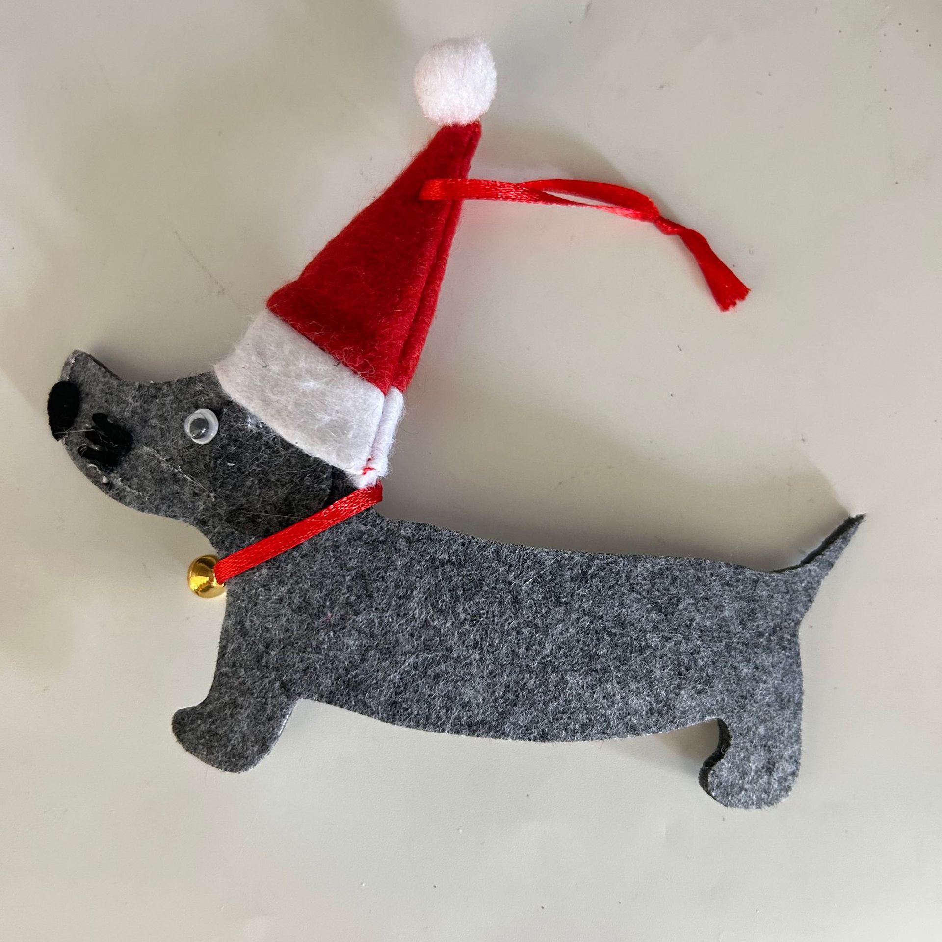 Navidad en stock explosivo árbol de Navidad decoración salchicha fieltro fiesta adornos lindos