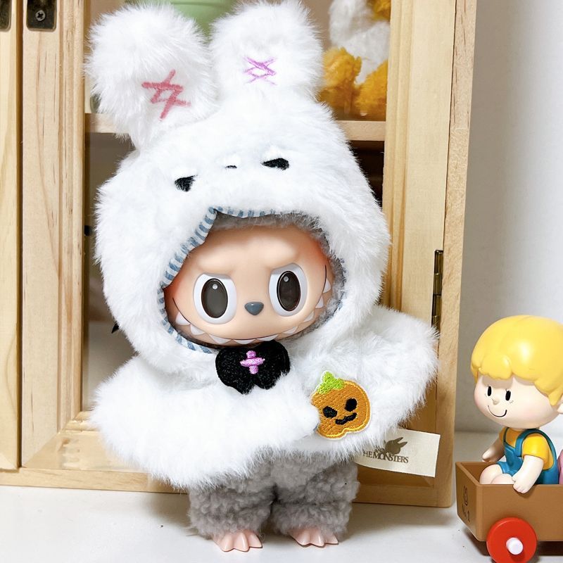 スポットバブルビニール人形ラブブ服着せ替えラブブペンダントかわいい超かわいい人形|undefined