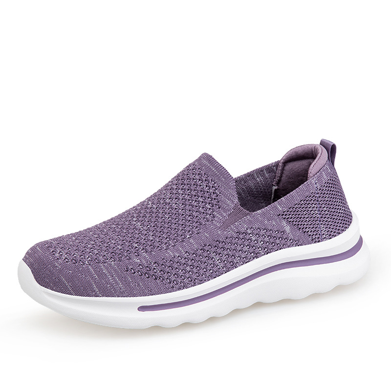 Nuevos zapatos deportivos transfronterizos de madres anti-deslizantes, zapatos de malla de mediana edad y madres image 7