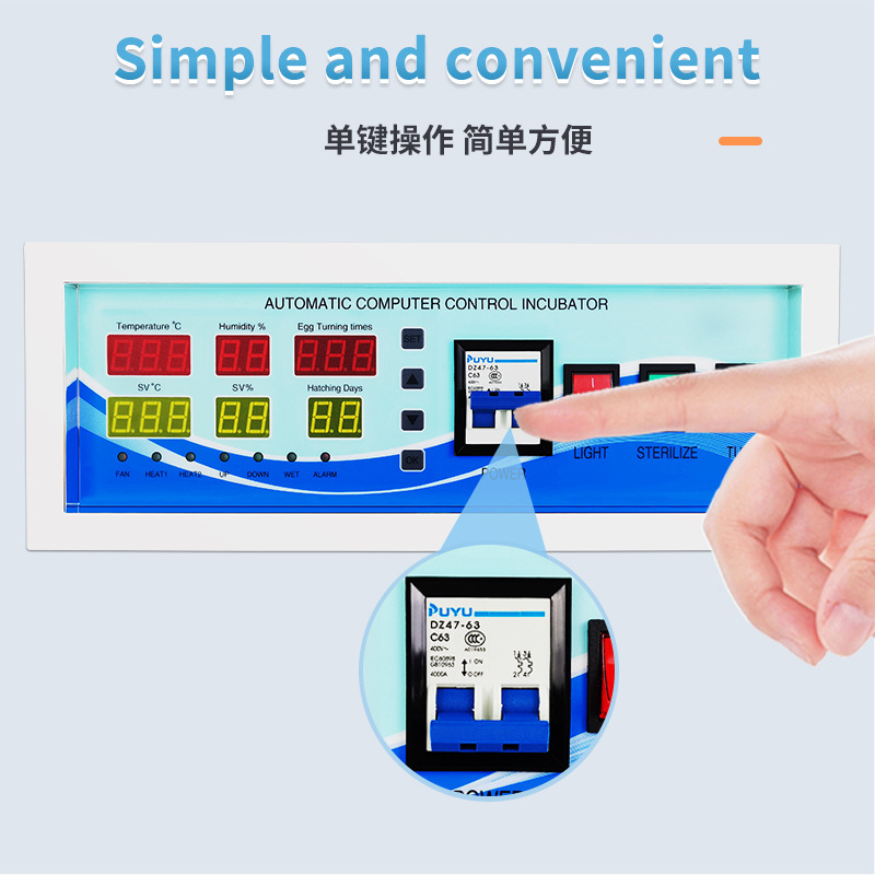 Incubadora industrial controlador de XM-18G pollo y pato automático torneado huevo control inteligente control de temperatura controlador de temperatura húmeda entrega de una sola pieza