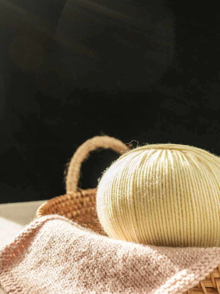 苏苏姐家莫兰迪4#澳洲美利奴羊毛线手工编织衣服帽子围巾毛线团箱