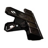 Shanghai brand iron ticket clip No. 7 绉 lacquer ticket clip 120mm financial ticket clip black big clip