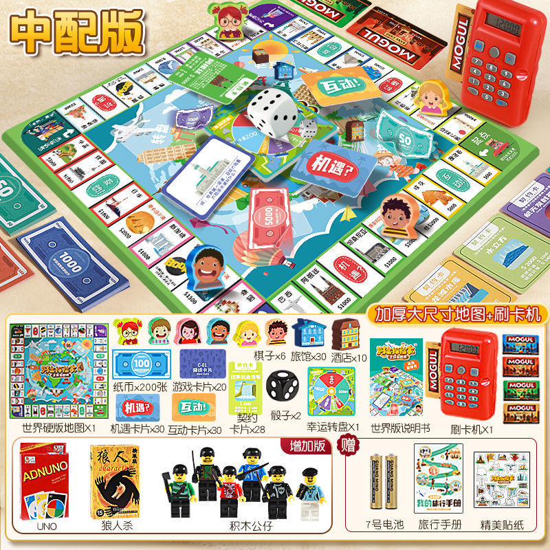 304 upgrade-electronic version of traveling around the world (send UNO gift bag)