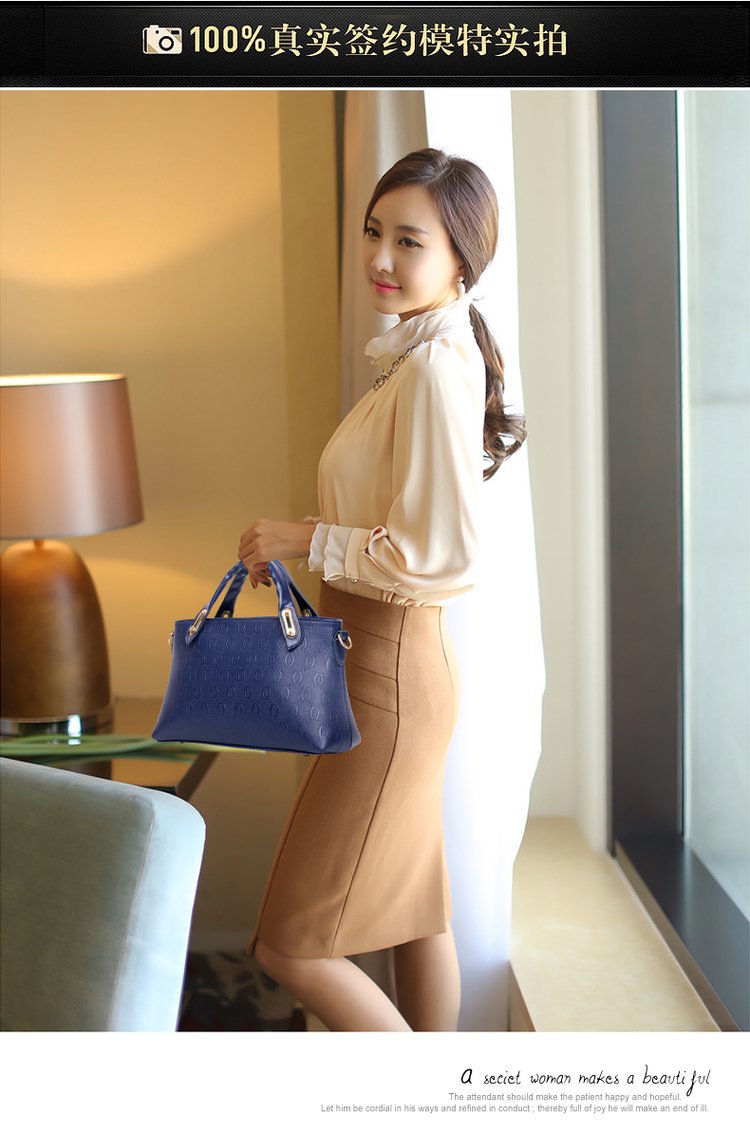 New Bear four-piece set, European and American trend women's single-shoulder bag, crossbody and hand-carry bag, cross-border one-piece delivery worldwide undefined