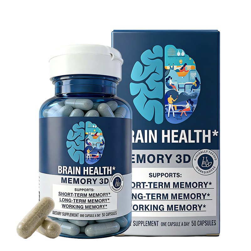 Cross-Border Amazon Bestseller Brain Health Capsules Phosphatidylserine Focus Supplement Cross-Border Amazon Bestseller Brain Health Capsules Phosphatidylserine Focus Supplement