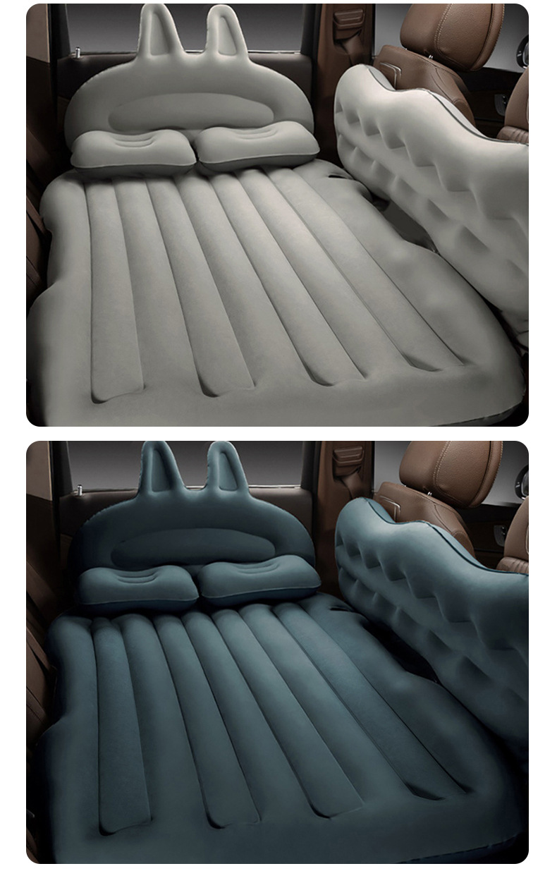 Car Inflatable Bed Travel Sedan Rear Row Air Mattress