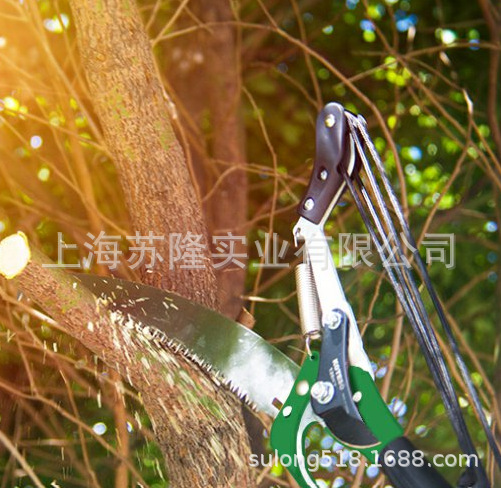 台湾助友ZY9102/ZY9101省力高枝剪 四滑轮驱动高枝剪锯