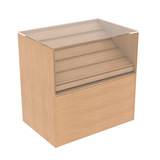 Стеклянный круглосуточный магазин, стенд