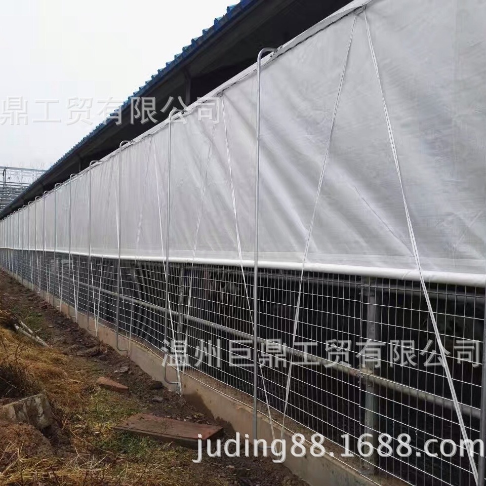 厂家优惠供应养牛场PE卷帘布 牛舍卷帘布 畜牧卷帘布 防水防晒