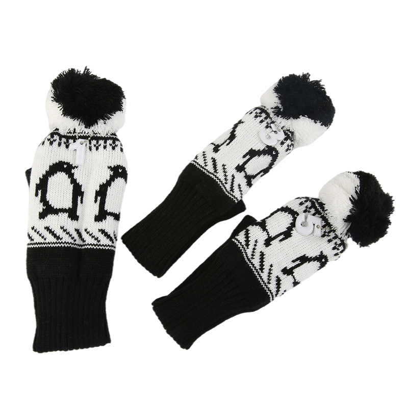 Los fabricantes suministran cubierta del club de golf cubierta de madera de punto cubierta del club de golf cubierta del patrón de punto cubierta de varilla transfronteriza venta caliente