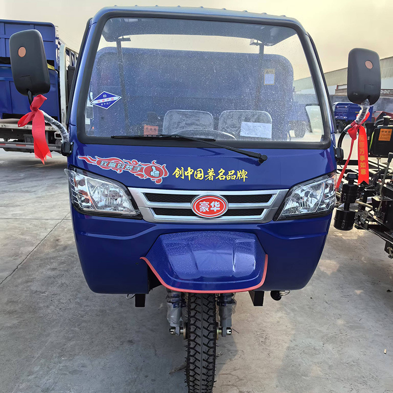 厂家直发农用柴油三轮车带全棚断气刹的三马子三轮车