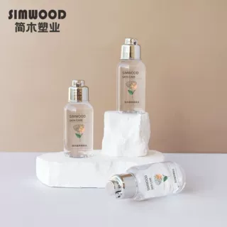 简木现货定制30ml叮当盖小样瓶水乳沐浴露洗发露旅行化妆品分装瓶