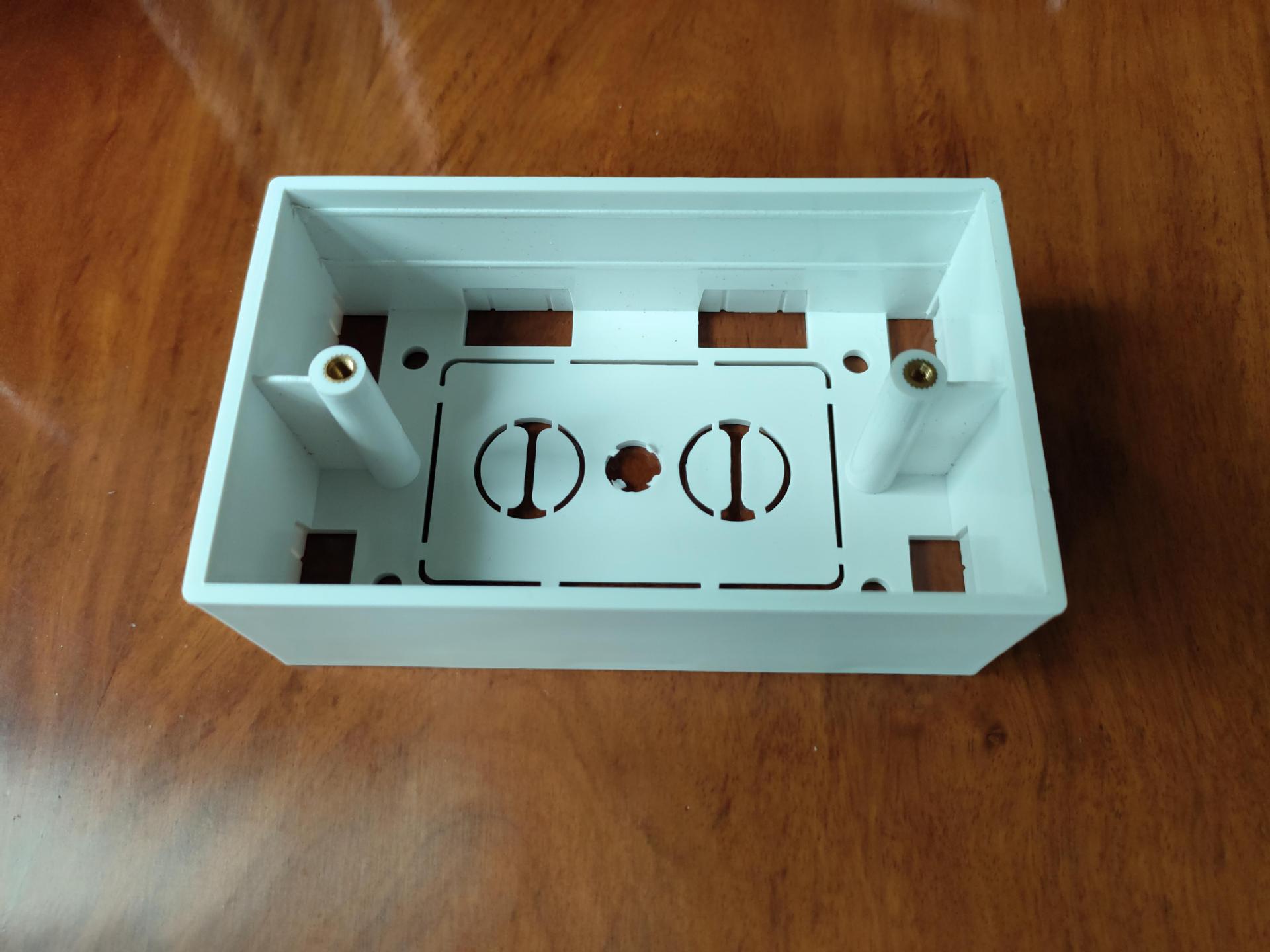 厂家供应美式底盒110型美式面板开关插座 暗盒 长方形底盒 接线盒