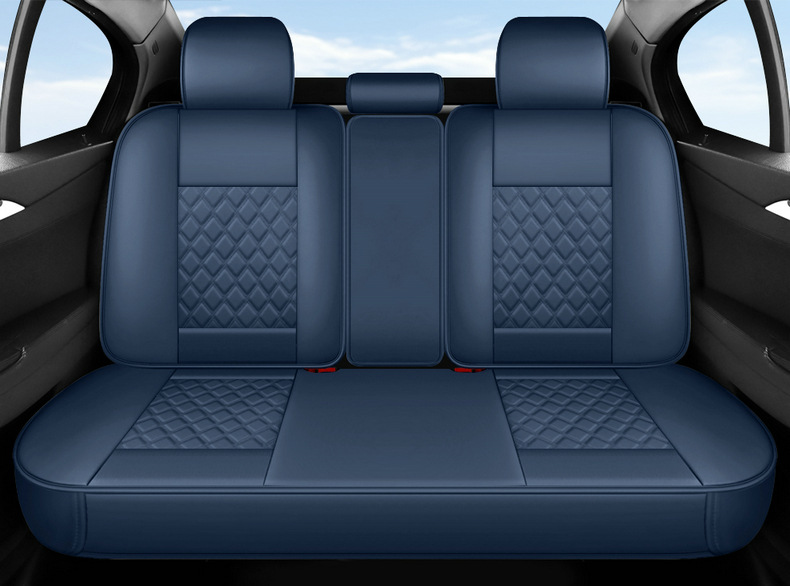 2025 Full Car Five-Seater Four-Season Universal Car Seat Cushion Full Surround Cushion Cover Leather Seat Cover Full Wrap Seat Cushion Thickened