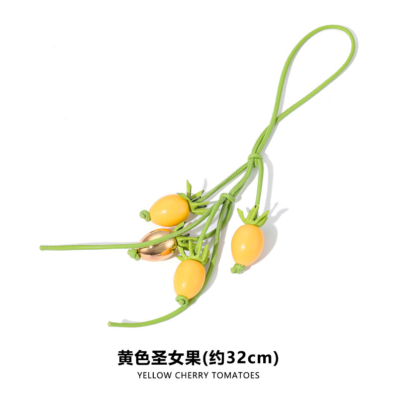 跨境新款SP-181适用于草编包高级感清新百搭高品质仿真树脂挂件|undefined
