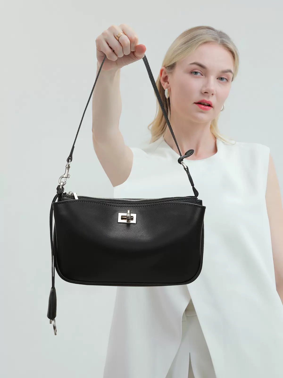 斜挎包时尚植鞣皮rodeo女包高级感百搭腋下包包女新款通勤单肩包