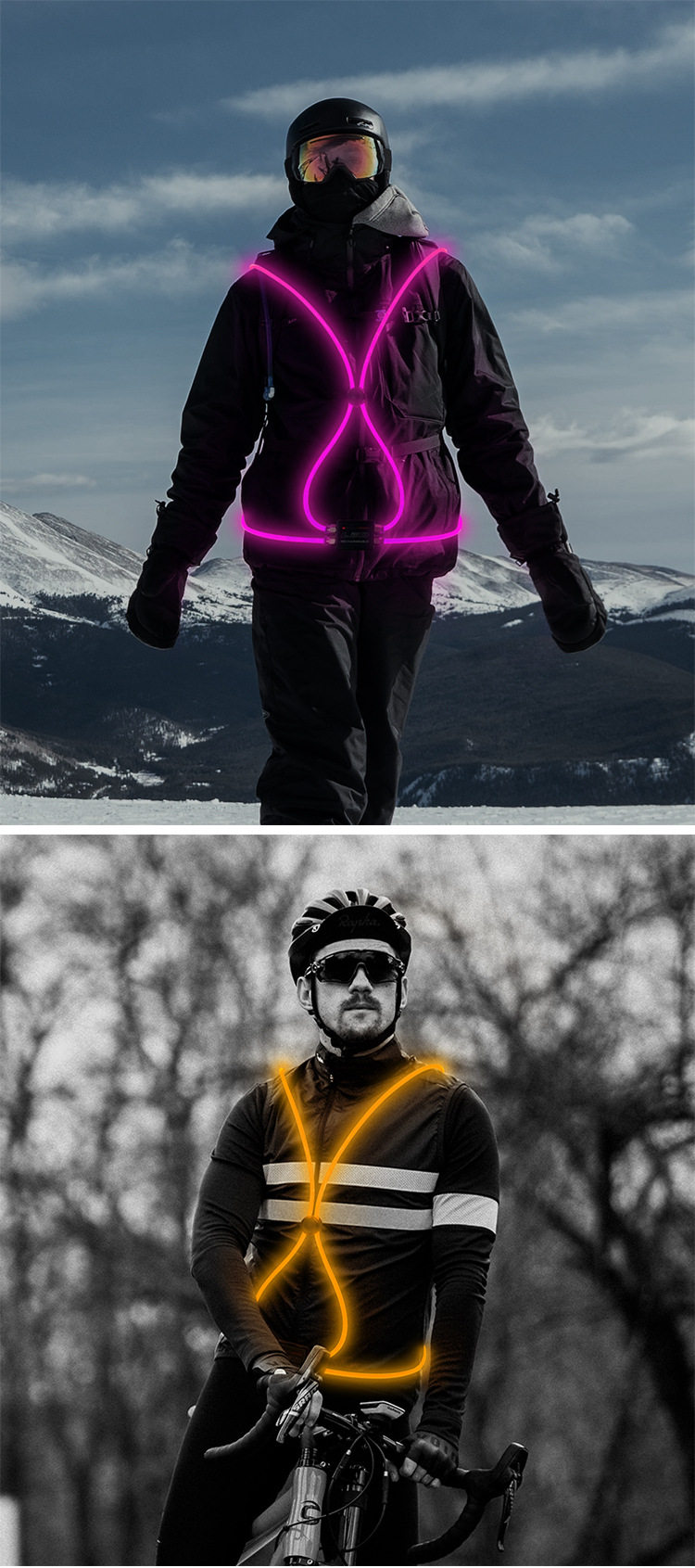 USB可拆卸6MM圆光纤运动背带