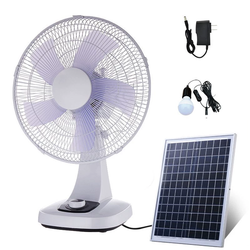 Солнечный вентилятор с LED-лампой, 12"/16"