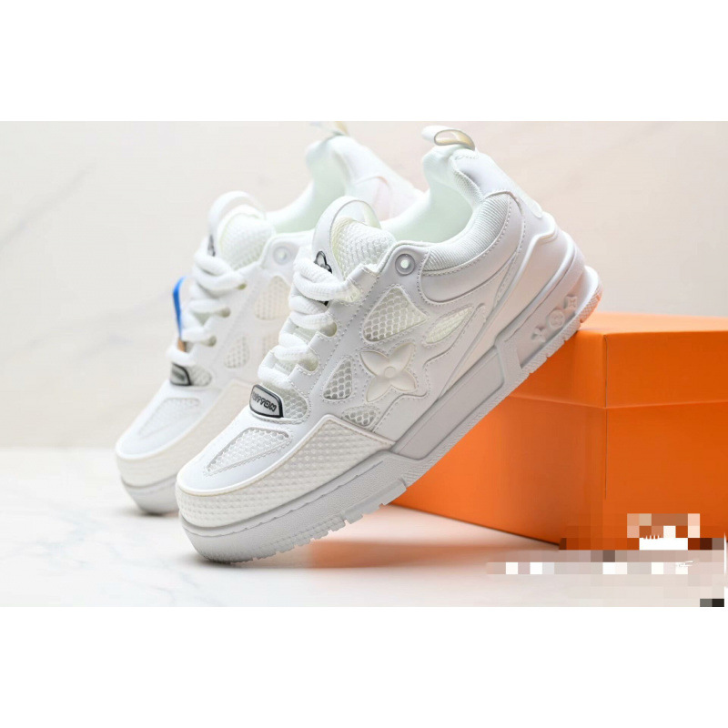 Nuevos zapatos deportivos de alto lujo de red negra L Clover Europa para hombres y mujeres zapatos de altura de suela gruesa zapatos de pan V