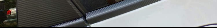 10th generation Civic sedan window trim sticker, center pillar chrome bright trim decoration strip, modified black warrior carbon fiber film