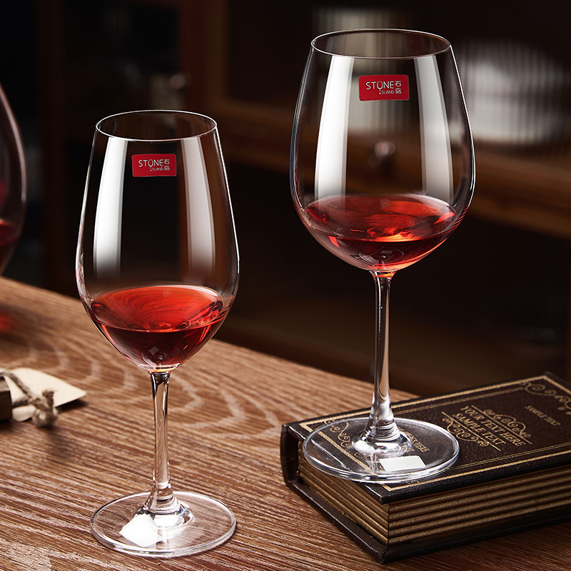 Marca Shidao Copa de vino tinto de vidrio de cristal para el hogar Copa de vino Copa de vino Copa de vino Marca de primera clase Logotipo impreso