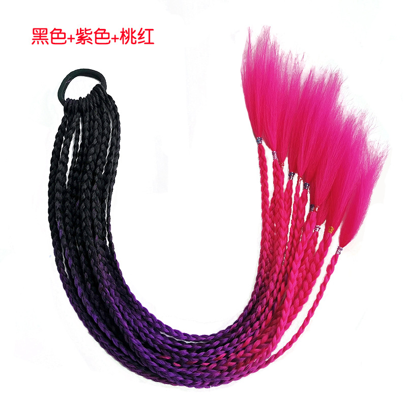 Black purple pink a 12 root