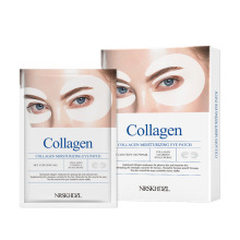 A7跨境出口白变透E型眼膜 5对装NRSKHDZL品牌水晶白冰透e形眼罩贴