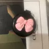 With bow, fuchsia
