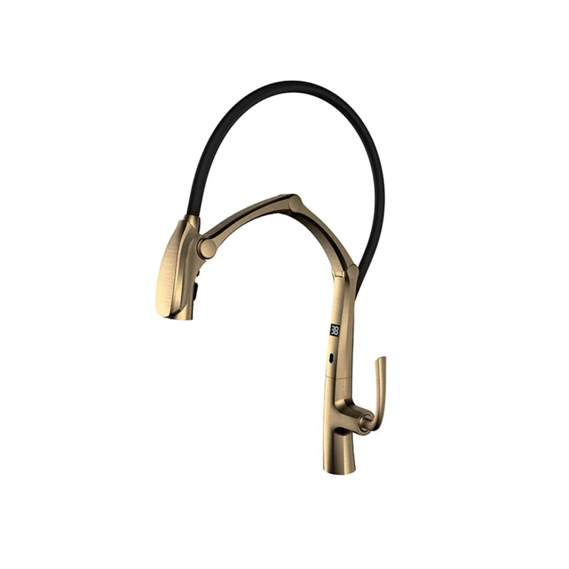 디지털 디스플레이 센서 브러시드 골드