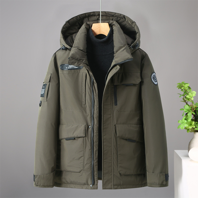 High quality workwear, popular in Russia, autumn winter loose down cotton jacket, men's and women's warm jacket_voghion.com