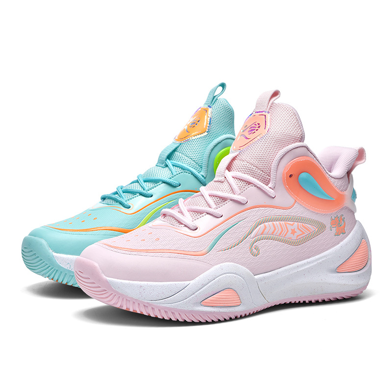 Zapatos de baloncesto para hombres de otoño nuevos zapatos deportivos de malla para jóvenes estudiantes de secundaria de combate real botas de cemento