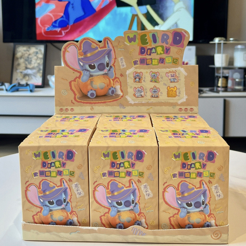 史迪仔二代搞怪日记盲盒史迪奇手办潮玩公仔玩偶桌面摆件生日礼物|undefined