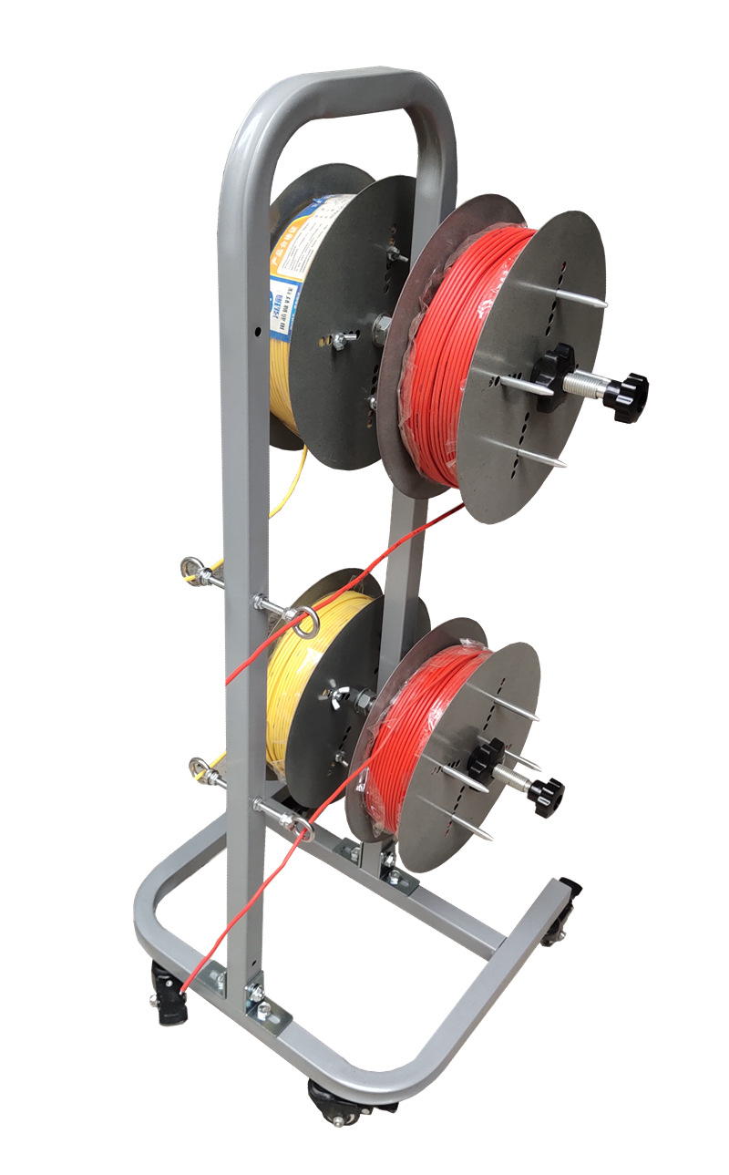 立式 自动穿线机 穿线器 放线盘架 放线器 电工布线器 剥线机