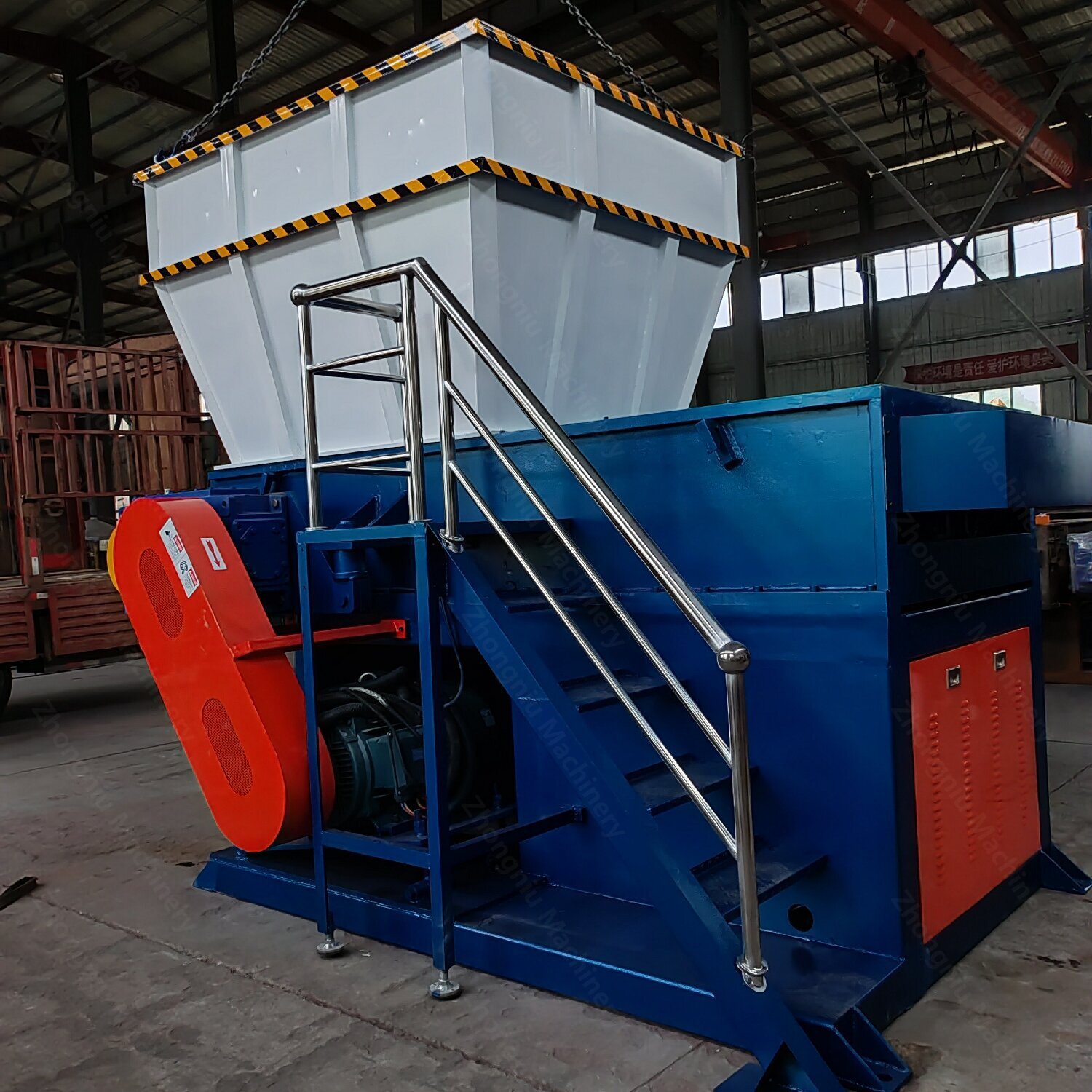 Industrial solid waste copper can briquetting crushing polyurethane…