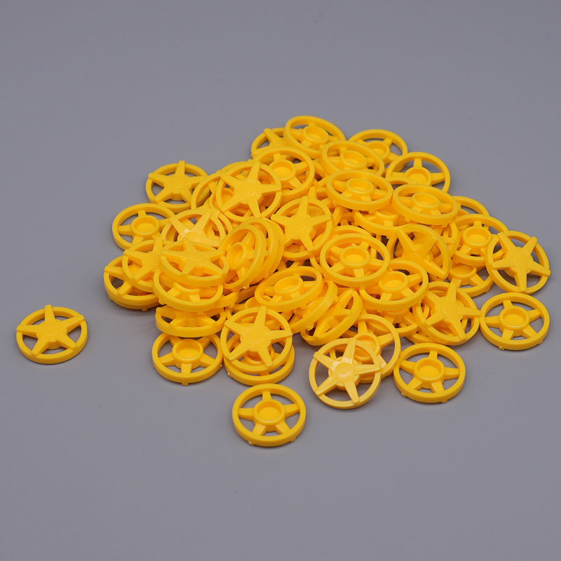 Handmade Ball Filled with Small Particle Building Blocks, Star Cover Plate, Decorative Hub, Compatible with 18978A Assembly Spare Parts