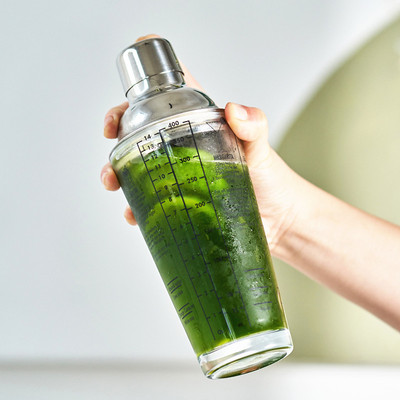 Shaker Hand shake Scheck lemon teapot Appliances Drinks tea with milk suit Stainless steel Glass Amazon