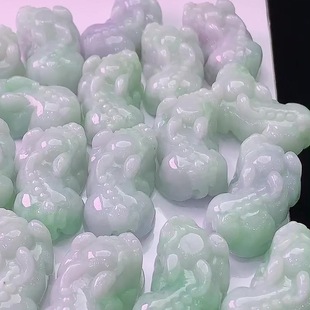 Manufacturer Wholesale Natural Burmese Jadeite Lucky Pixiu Jade Pendant Dropshipping
