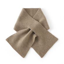 韩版时尚百搭秋冬新款女士100%山羊绒针织围巾保暖护颈小围脖围巾