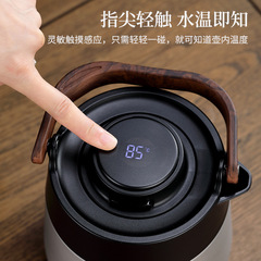 5ZV7批發賢豐陶瓷內膽燜茶壺大容量溫顯悶泡壺保溫水壺提梁養生悶
