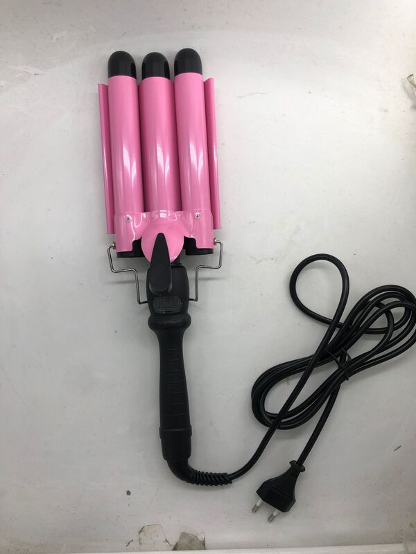 液晶三管巻き棒三棒巻き器水波紋美髪棒卵巻き電気板クロスボーダーパーマ器|undefined