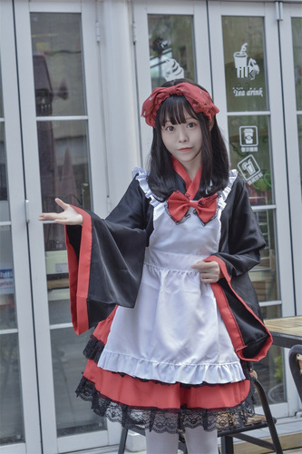 Kimonos, maid costumes, witch costumes, cosplay costumes, Lolita dresses, and Japanese-style dance costumes. 